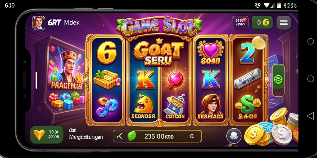 Screenshot gameplay 6RT menunjukkan keseruan putaran Slot yang menguntungkan.