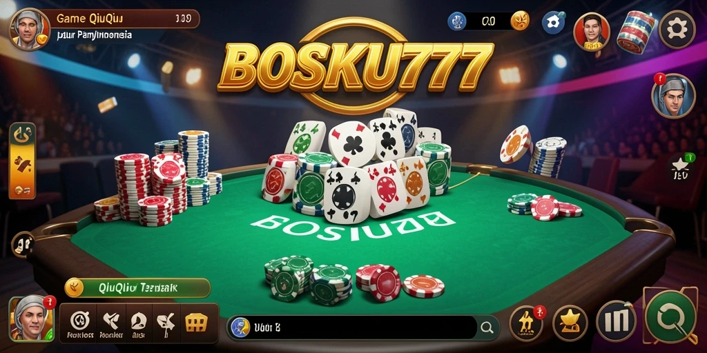 Screenshot gameplay QiuQiu yang seru dan mendebarkan.