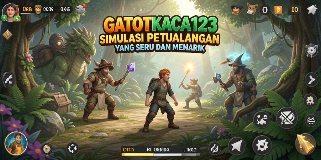 Tampilan gameplay GATOTKACA123 yang seru dan interaktif.