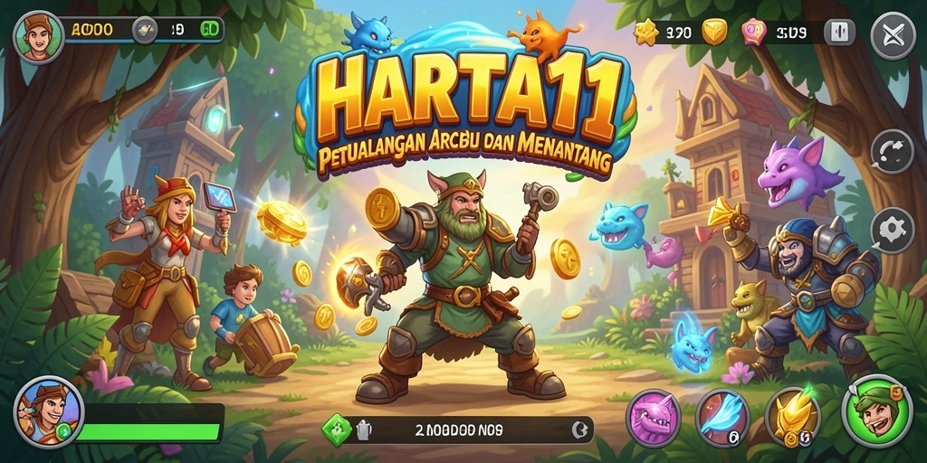 Tampilan gameplay HARTA11 yang seru dan penuh tantangan.