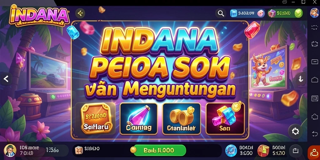 Gameplay seru dan dinamis dari INDAAA yang menghibur.