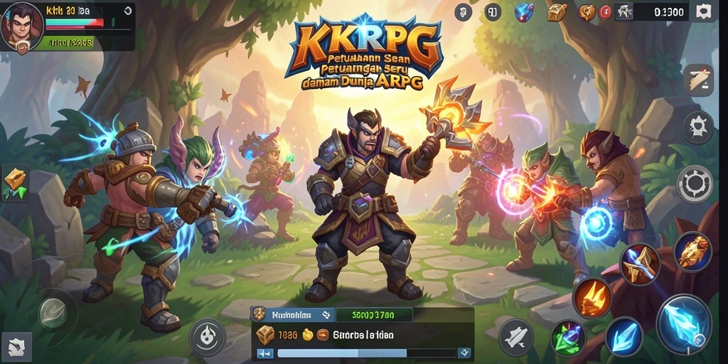Gameplay KKRP yang seru dalam dunia ARPG yang menantang.