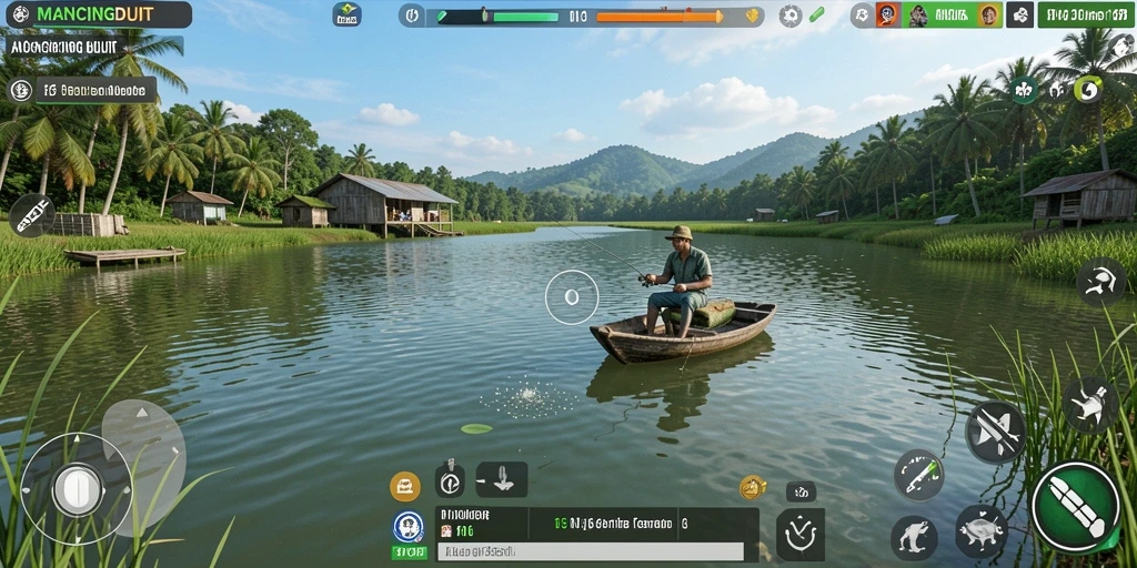 Tangkapan ikan dan panen sayuran yang memukau dalam MANCINGDUIT.