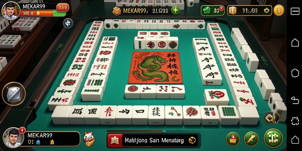 Tampilan menarik dari gameplay MEKAR99 yang mendebarkan.