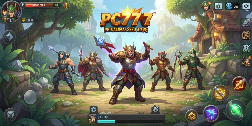 Gameplay PC777 menampilkan pertarungan epik dan petualangan seru di dunia fantasi.