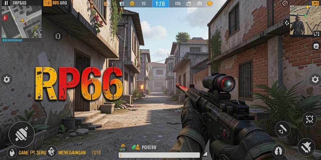 Tampilan gameplay seru dan mendebarkan dalam RP66.