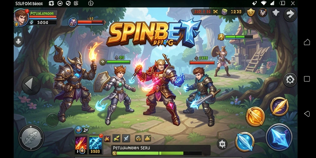 Tampilan gameplay seru dan menarik di SPINBET RPG.