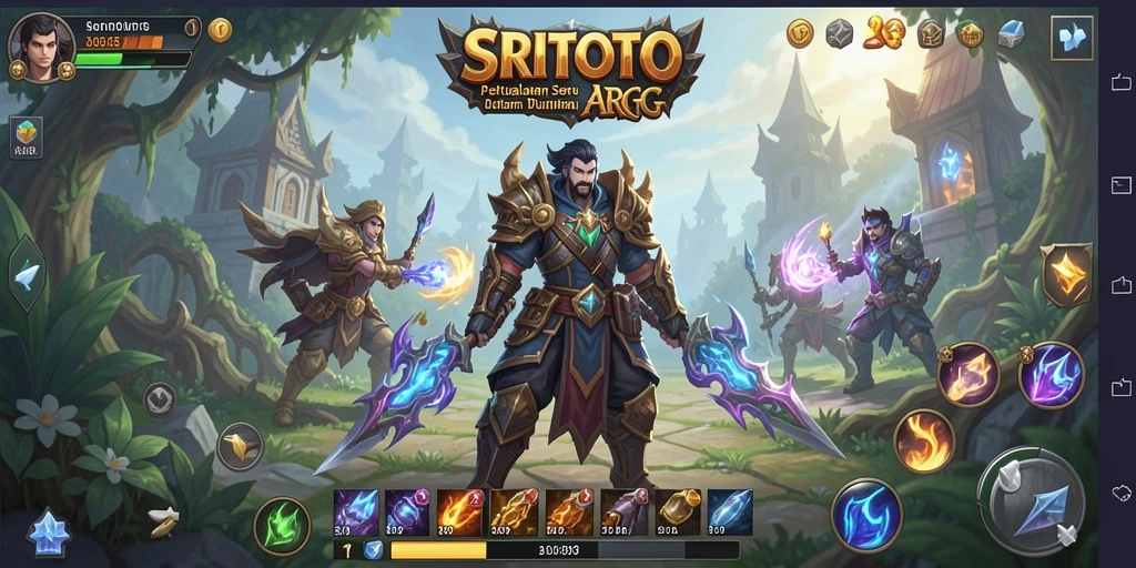 Tampilan gameplay menarik dari SRITOTO dalam dunia ARPG.